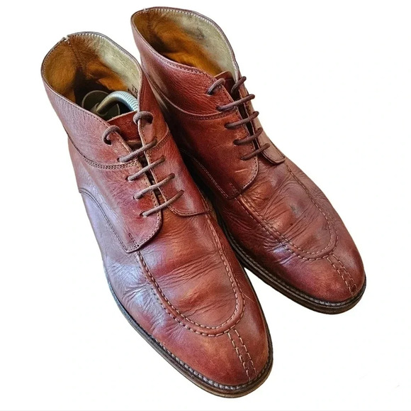 Wolverine Men's Leather Classy Chukka ankle boots Brown Size  43. - Picture 4 of 11